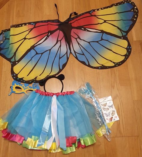 A butterfly costume for 4-6 years old