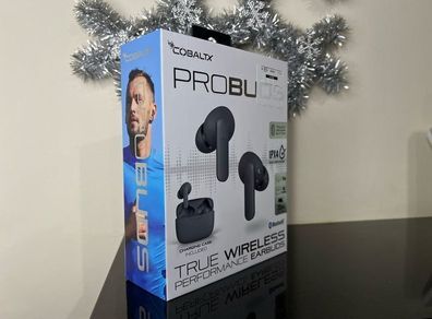 Latest Brand New CobaltX Pro Buds IPX4 True Wireless Performance Earbuds Bluetooth Black 20 HR.