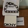 DKNY Oval Link Hematite Tone Bracelet / New Image 3