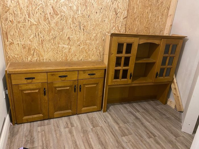 oak display unit