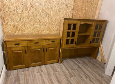 oak display unit