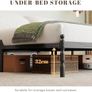 Metal Double Bed Frame with Underbed Storage and Steel Slat Support - Easy Assembly, Noise Free - 35.5cm High Image 5