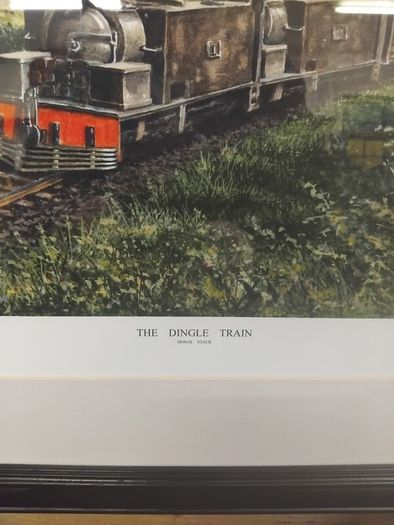 The Dingle Train framed print