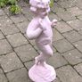 Antique Heavy Cast Iron Garden Statue Image 7