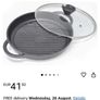 Griddle Pan joejis Kitchen 27cm with lid Image 4