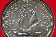 Antigua 1965 Golden Hind Drake Coin Stamp cover BUNC