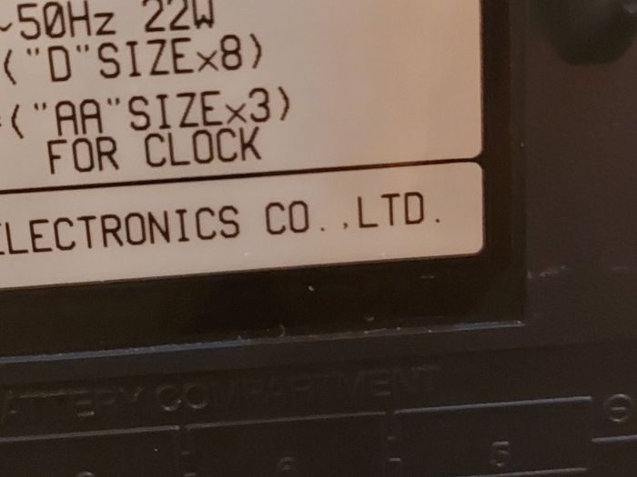 Samsung CD Player Stereo Radio Cassette Recorder, Model RCD-1650, Dual Tape Deck and Radio working fine, CD Player struggling to spin