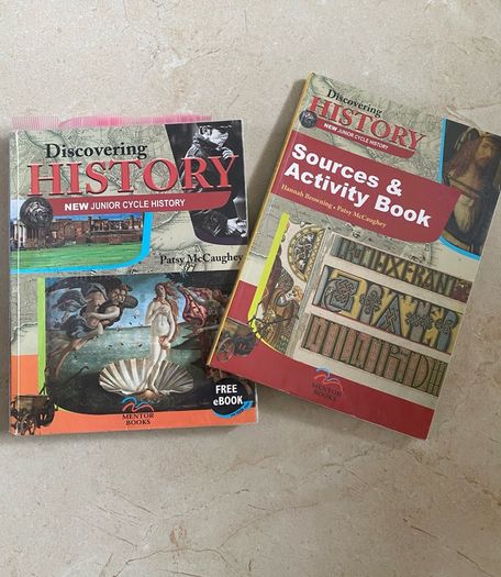 New Junior Cycle History  Discovering History Sources & Activity Book Textbook and workbook set