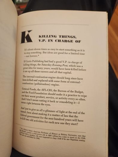 Up The Organization. Hiw To Stop The Corporation From Selling People And Strangling Profits. By Robert Townshend.  Hardback With Dustjacket In Good Condition.
