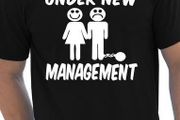 Under New Management Stag Night Wedding Mens T-Shirt Size S-XXL