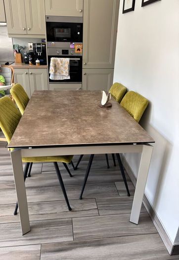 Kitchen dining table and four chairs