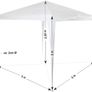 Gazebo Party Tent Garden Tent 3 x 3 m Various Colours Image 4