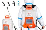 Battery Powered Backpack Sprayer 15.1 L Tank 0-90 PSI Adjustable Pressure  Features &amp; Details No More Hand Pumping: Spraying has never been easier! VEVOR's battery-powered sprayer features a durable 8Ah lithium-ion battery, which can spray for 4-6 hou