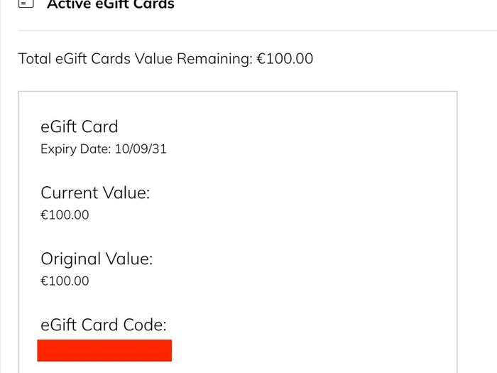 The Perfume Shop Gift Card - 100 EUR
