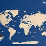 2D Premium Wooden World Map Country Borders US and Canada States Borders Country Names Country Capital Names 400 World Biggest City Names Image 3