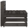 7 Piece Garden Lounge Set Grey Impregnated Pinewood Image 6