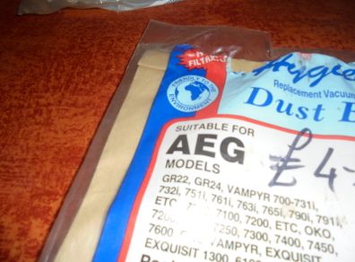Hoover Bags x 3 for Sale