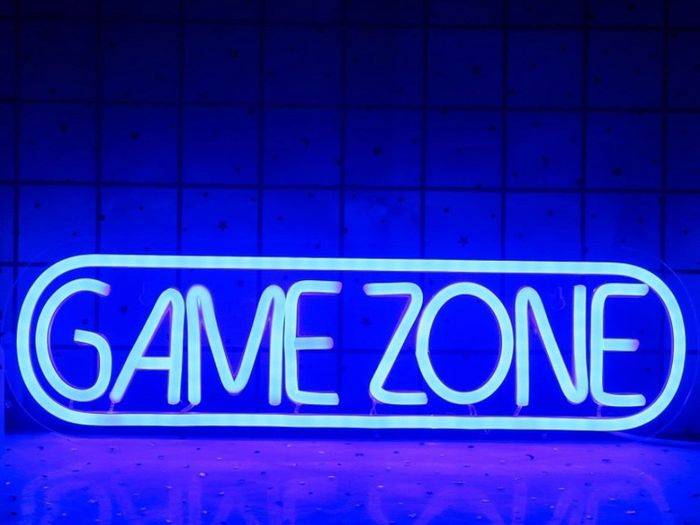 Game Zone Neon Signs Gamer LED Neon Light Gaming Zone Neon Sign for Game Room Decor,Play Area, Man Cave,Pub, Gift for Teens, Friends, Boys (FREE POSTAGE)
