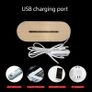 Oval Wooden Base LED Light For Acrylic Resin Art - BULK SALE Image 3