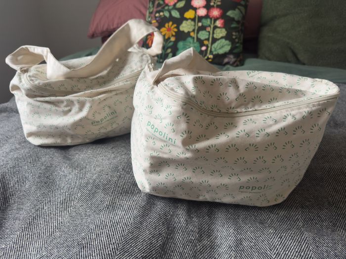 2 Sets of Popolini Newborn Cloth Nappies - Brand New, Never Used