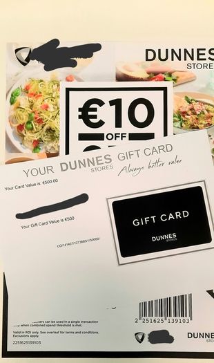 gift card dunnes stores