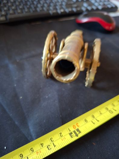 Beautiful Old Brass Cannon Postage Available or collection
