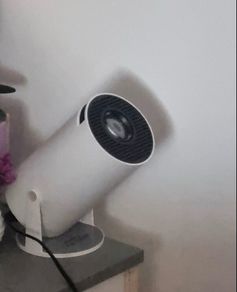 Projector and white background
