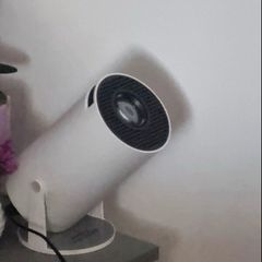 Projector and white background