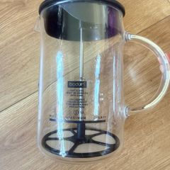 BODUM Milk Frother, Black/ Transparent, 250 ml