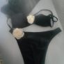 Black rose bikini Image 2