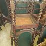 6 Antique Gothic Renaissance Jacobean Chairs Collection Only Image 9