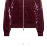 Marc Aurel Shimmering Luxe Bomber Jacket - Burgundy - UK10 - BNWT RRP 300 Image 6