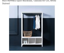 ikea hemnes open wardrobe