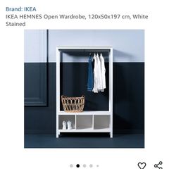 ikea hemnes open wardrobe