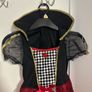 Beautiful Queen of Hearts Halloween dress for a girl. 5-6 years, 110/116cm Image 4