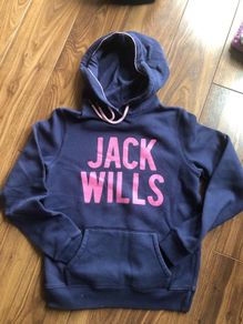 Jack Wills Hoodie Navy Size 10