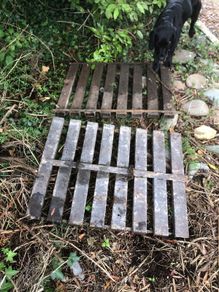 2 heavy steel grates lot