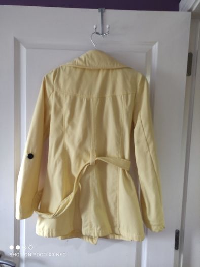 New look yellow coat size fits Xs s