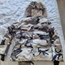 Canada Goose mens S camouflage parka with fur Image 7