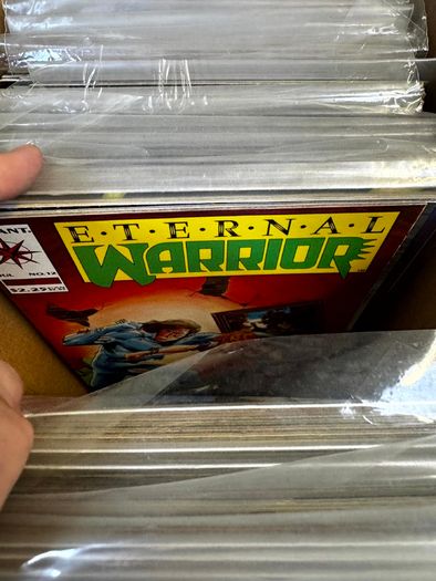 Valiant Long Comic Box w 270 comics for Sale