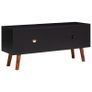 TV Cabinet 110x35x50 cm Solid Acacia Wood and MDF Image 5