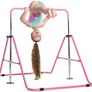 Gymnastics bar for kids - A great piece of gymnastic equipment for home use for a range of ages - Rings and hand grips included Image 7