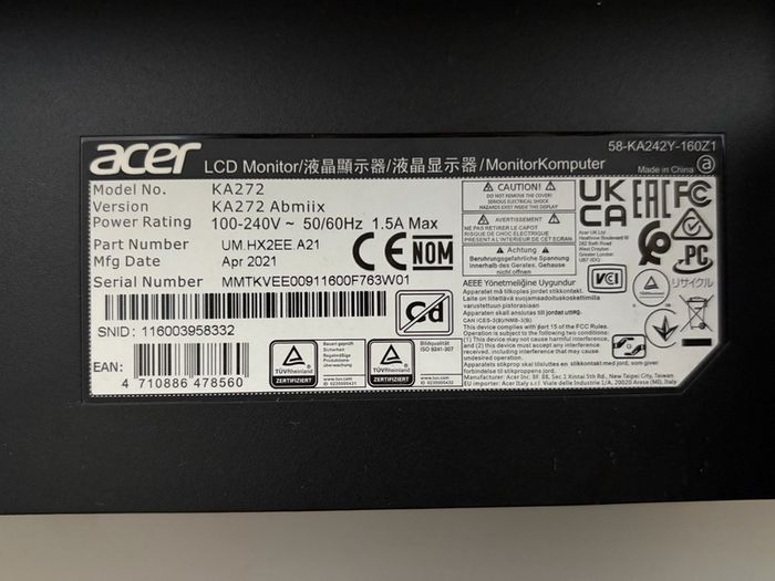 PC monitor in excellent condition