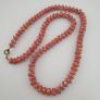 Vintage Venetian Style Tiny Tire shape Eyes Glass Beads Necklace Image 3