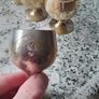 6 goblets silver plated. Image 3