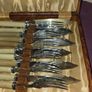Set of Vintage Fish Forks and Knives Image 2