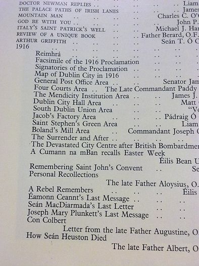 Capuchin Annual 1966 Anniversary articles on 1916 Rebellion Rising  IRA Sinn Fein