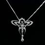 Antique Belle Epoque Diamond Dragonfly Necklace - 2.8ct Image 7