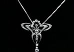 Antique Belle Epoque Diamond Dragonfly Necklace - 2.8ct