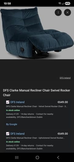 Recliner chairs